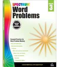 Book Cover for Word Problems, Grade 3 by Spectrum, Spectrum