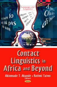 Book Cover for Contact Linguistics in Africa and Beyond by Akinmade Timothy Akande