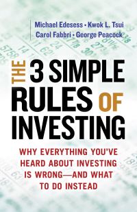 Book Cover for The 3 Simple Rules of Investing by Michael Edesess