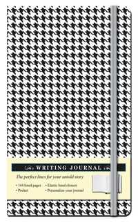 Book Cover for Houndstooth Black and White Journal by Editors of Thunder Bay Press
