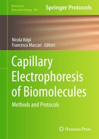 Book Cover for Capillary Electrophoresis of Biomolecules by Nicola Volpi, Francesca Maccari