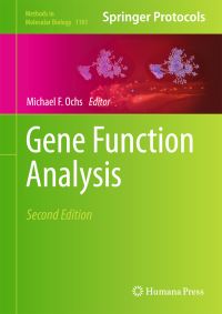 Book Cover for Gene Function Analysis by Michael F Ochs