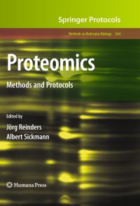 Book Cover for Proteomics by Jörg Reinders, Albert Sickmann