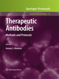 Book Cover for Therapeutic Antibodies by Antony S Dimitrov