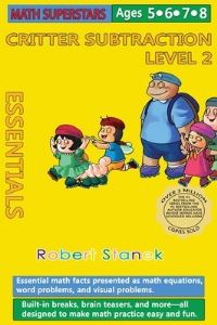 Book Cover for Math Superstars Subtraction Level 2, Library Hardcover Edition by Robert Stanek