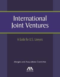 Book Cover for International Joint Ventures by American Bar Association