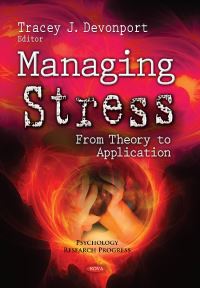 Book Cover for Managing Stress by Tracey J. Devonport