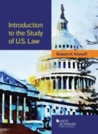 Book Cover for Introduction to the Study of U.S. Law by Robert H. Klonoff