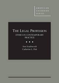 Book Cover for The Legal Profession by Ann Southworth, Catherine L. Fisk