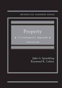 Book Cover for Property by John G Sprankling, Raymond R Coletta