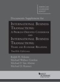 Book Cover for Documents Supplement for International Business Transactions by Ralph H Folsom