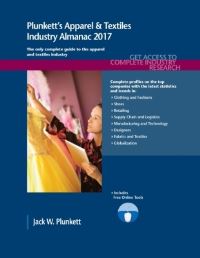 Book Cover for Plunkett's Apparel & Textiles Industry Almanac 2017 by Jack W Plunkett