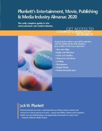 Book Cover for Plunkett's Entertainment, Movie, Publishing & Media Industry Almanac 2020 by Jack W Plunkett