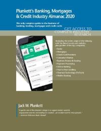 Book Cover for Plunkett's Banking, Mortgages & Credit Industry Almanac 2020 by Jack W Plunkett