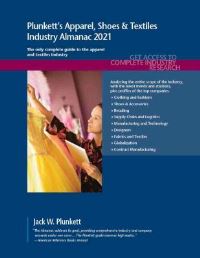 Book Cover for Plunkett's Apparel, Shoes & Textiles Industry Almanac 2021 by Jack W Plunkett