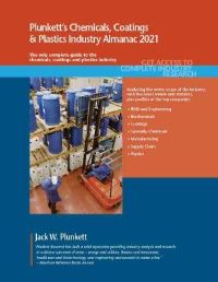 Book Cover for Plunkett's Chemicals, Coatings & Plastics Industry Almanac 2021 by Jack W Plunkett