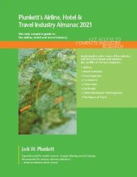 Book Cover for Plunkett's Airline, Hotel & Travel Industry Almanac 2021 by Jack W Plunkett