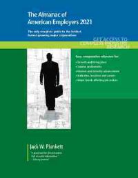 Book Cover for The Almanac of American Employers 2021 by Jack W Plunkett