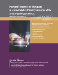 Book Cover for Plunkett's Internet of Things (IoT) & Data Analytics Industry Almanac 2022 by Jack W Plunkett