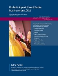 Book Cover for Plunkett's Apparel, Shoes & Textiles Industry Almanac 2022 by Jack W Plunkett