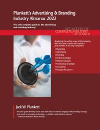 Book Cover for Plunkett's Advertising & Branding Industry Almanac 2022 by Jack W Plunkett