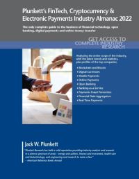 Book Cover for Plunkett's FinTech, Cryptocurrency & Electronic Payments Industry Almanac 2022 by Jack W Plunkett