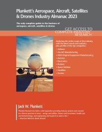 Book Cover for Plunkett's Aerospace, Aircraft, Satellites & Drones Industry Almanac 2023 by Jack W Plunkett