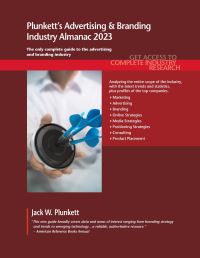 Book Cover for Plunkett's Advertising & Branding Industry Almanac 2023 by Jack W Plunkett