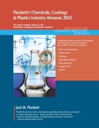 Book Cover for Plunkett's Chemicals, Coatings & Plastics Industry Almanac 2023 by Jack W Plunkett