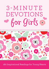 Book Cover for 3-Minute Devotions for Girls by Janice Hanna