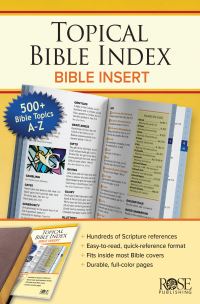 Book Cover for Topical Bible Index by Rose Publishing