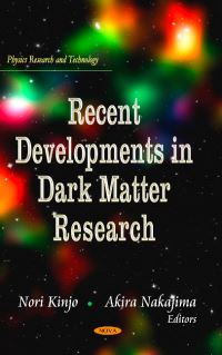 Book Cover for Recent Developments in Dark Matter Research by Nori Kinjo, Akira Nakajima