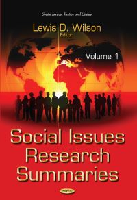 Book Cover for Social Issues Research Summaries. Volume 1 by Lewis D Wilson