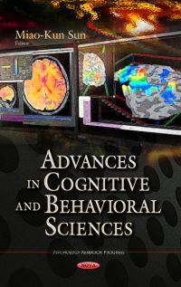 Book Cover for Advances in Cognitive and Behavioral Sciences by Miao-Kun Sun