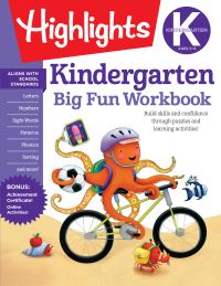 Book Cover for Kindergarten Big Fun Workbook by Highlights Learning