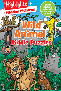 Book Cover for Wild Animal Riddle Puzzles by 