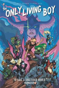 Book Cover for To Save a Shattered World by David Gallaher, Papercutz Firm