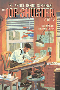 Book Cover for The Joe Shuster Story by Julian Voloj