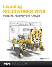 Book Cover for Learning SolidWorks 2018 by Randy H Shih