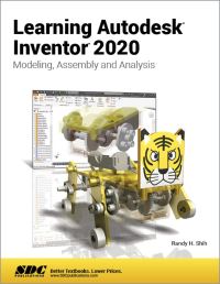 Book Cover for Learning Autodesk Inventor 2020 by Randy H Shih