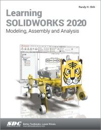 Book Cover for Learning SolidWorks 2020 by Randy H Shih
