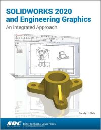 Book Cover for SolidWorks 2020 and Engineering Graphics by Randy H Shih