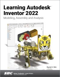 Book Cover for Learning Autodesk Inventor 2022 by Randy H Shih