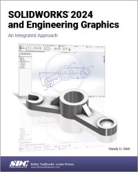 Book Cover for SolidWorks 2024 and Engineering Graphics by Randy H Shih