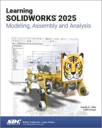 Book Cover for Learning SolidWorks 2025 by Randy H Shih