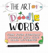 Book Cover for The Art of Doodle Words by Sarah Alberto