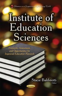 Book Cover for Institute of Education Sciences by Stacie Baldinotti