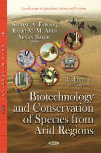 Book Cover for Biotechnology and Conservation of Species from Arid Regions by Sardar A Farooq