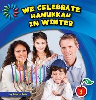 Book Cover for We Celebrate Hanukkah in Winter by Lauren Coss