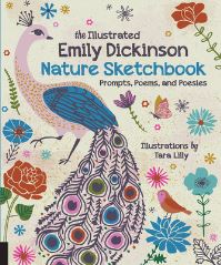 Book Cover for The Illustrated Emily Dickinson Nature Sketchbook by Tara Lilly